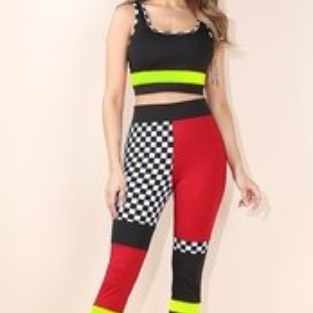 New 2pc Race Trac Pant Set - image 1